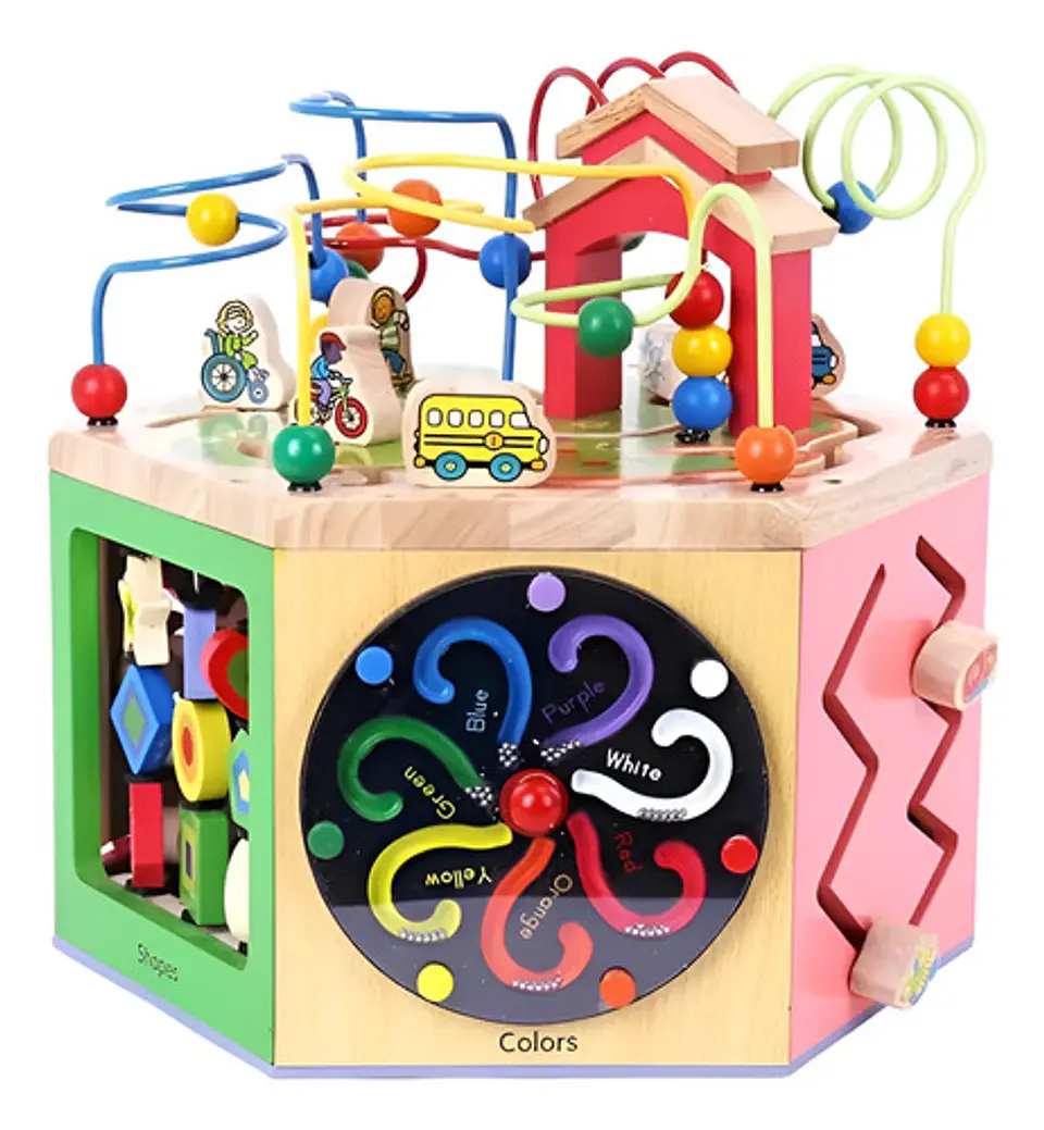 Cubo Laberinto  Grande Aprendizaje Estimulación  Montessori 2