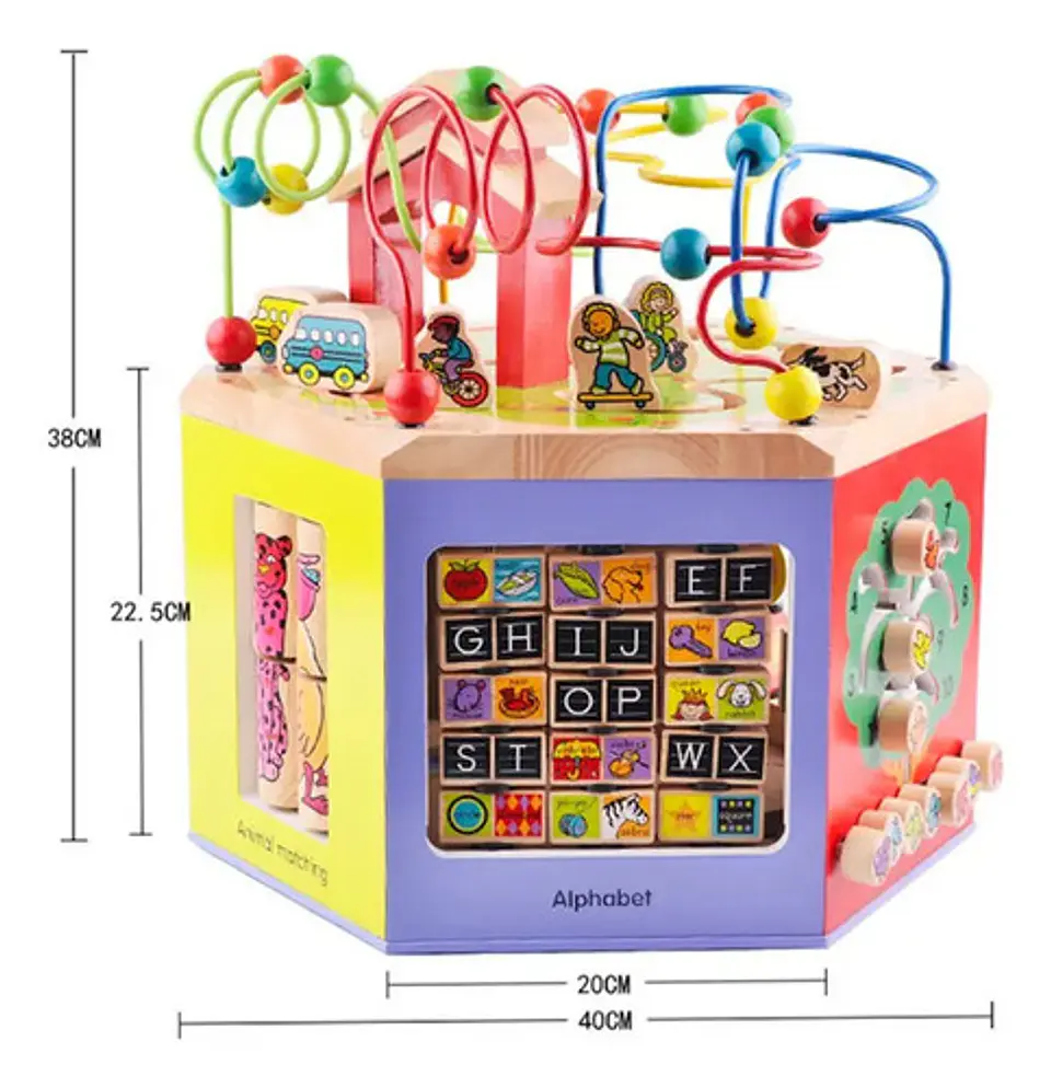 Cubo Laberinto  Grande Aprendizaje Estimulación  Montessori 4