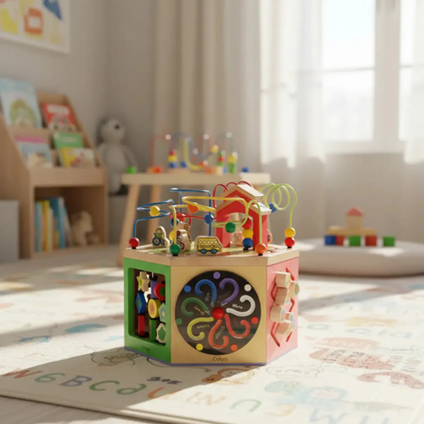 Cubo Laberinto  Grande Aprendizaje Estimulación  Montessori 7