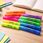 Marcador Resaltador Neon Offi-esco Tinta Alemana Punta Biselada 12un - Miniatura 3