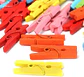 Paquete De Mini Ganchos Decorativos De Madera Colores - Miniatura 2