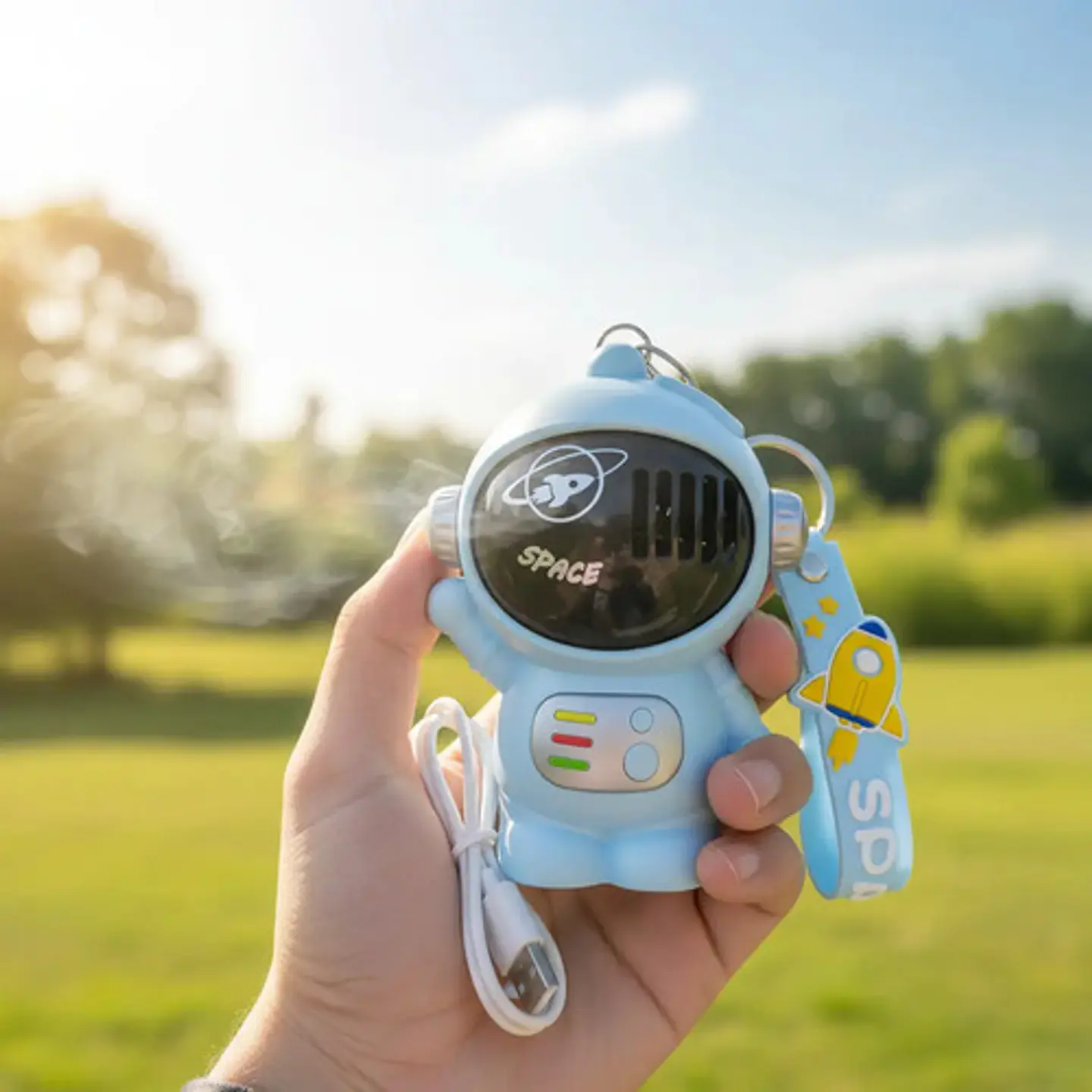 Mini Ventilador Astronauta Recargable  Usb 036 13