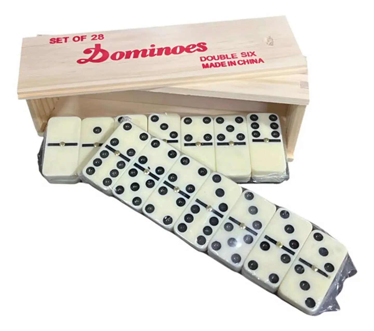 Domino Profesional Caja Madera Juego Fichas Casino 4807d  3