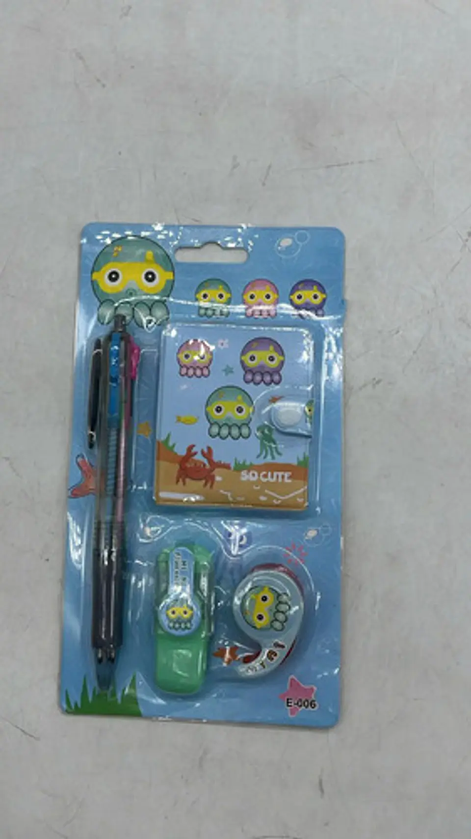 Mini Set De Escritorio Libreta Esfero 4 Minas Cinta  006 15