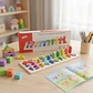 Abaco Madera Didáctico Aprender Niños Figuras Geometricas  - Miniatura 2