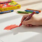 Crayones Acuarelables Mi Trensito Rojo Caja 12 Colores Redondos Cera - Miniatura 4