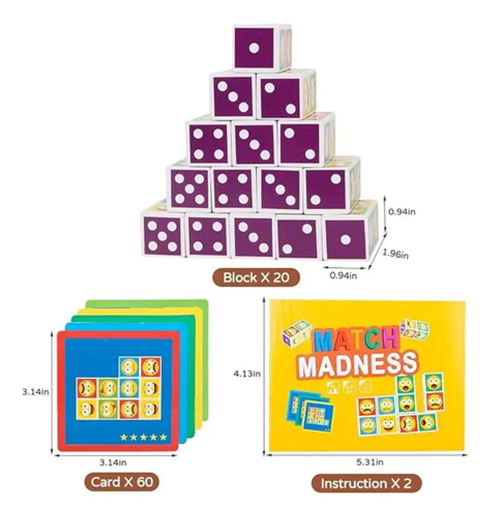 Match Madness-rompecabezas Caritas Patrones Memoria Juego 2