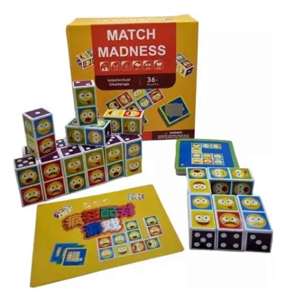 Match Madness-rompecabezas Caritas Patrones Memoria Juego 3