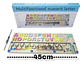 Juego Montessori Puzzle Abecedario Magnético Madera Azul Acero 26 Piezas - Miniatura 2