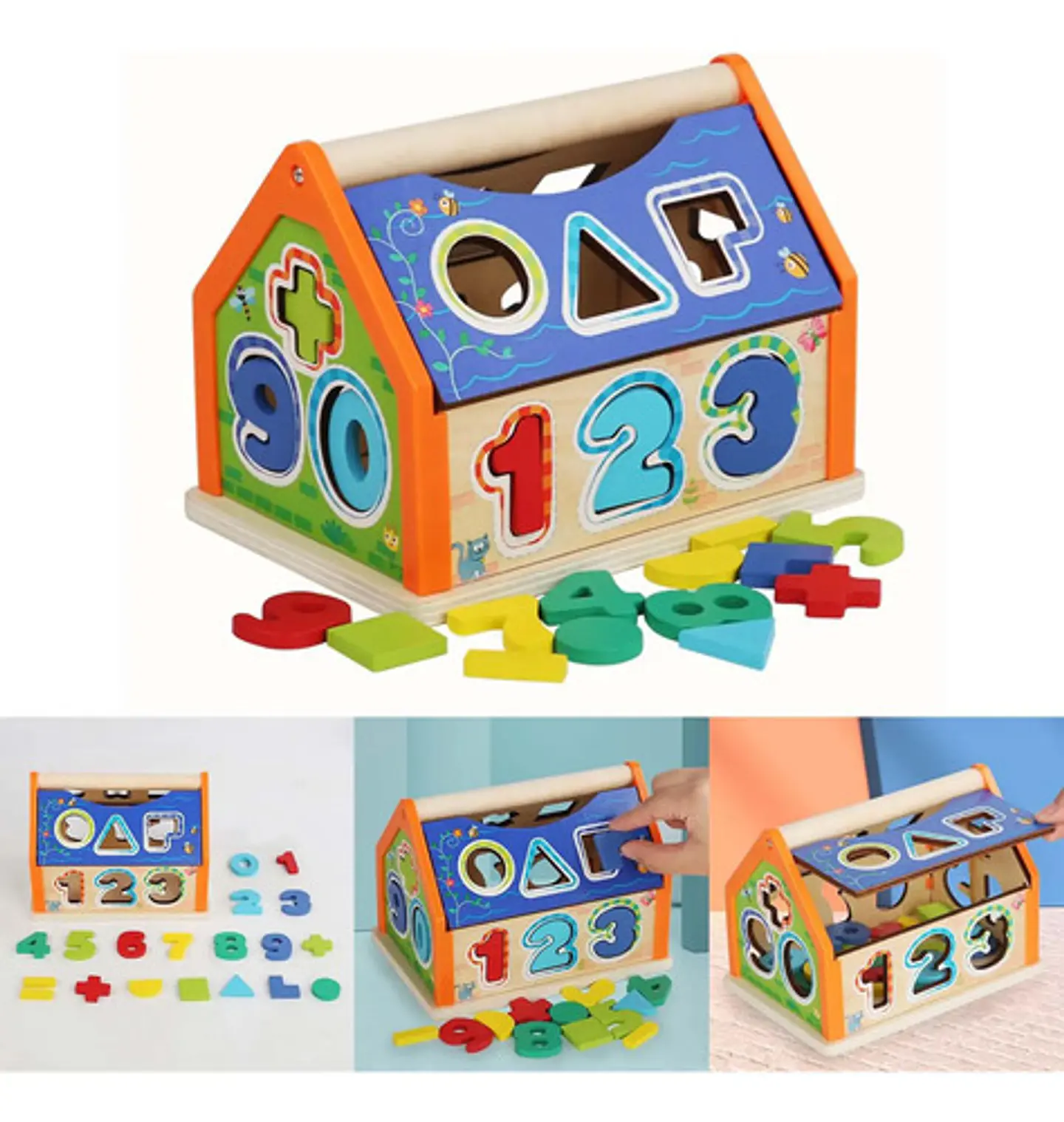 Juguetes Clasificadores Formas Colores Para Niños Didactico 4