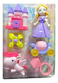 Goma De Borrar Qihao Figuras Animales Kawaii Rosa-princesa 6 Unidades - Miniatura 2