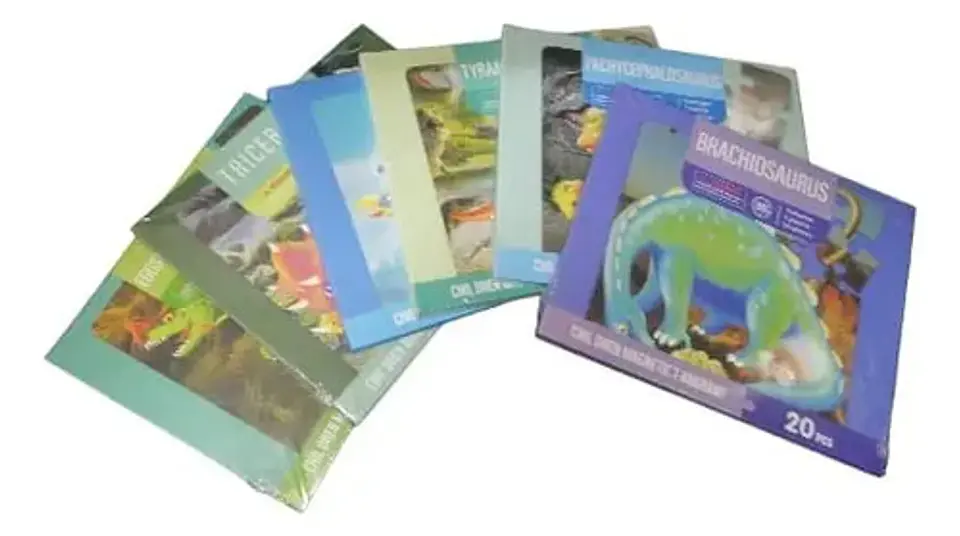 Libro De Rompecabezas Dinosaurios Imanados Niños 2
