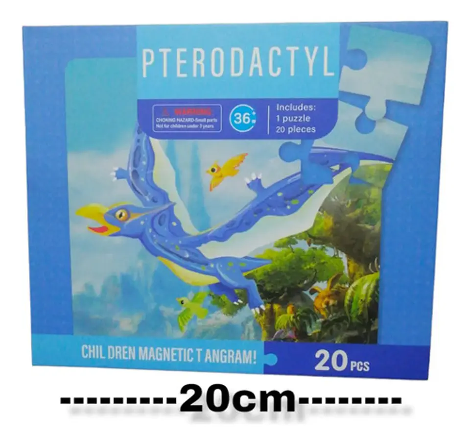 Libro De Rompecabezas Dinosaurios Imanados Niños 3