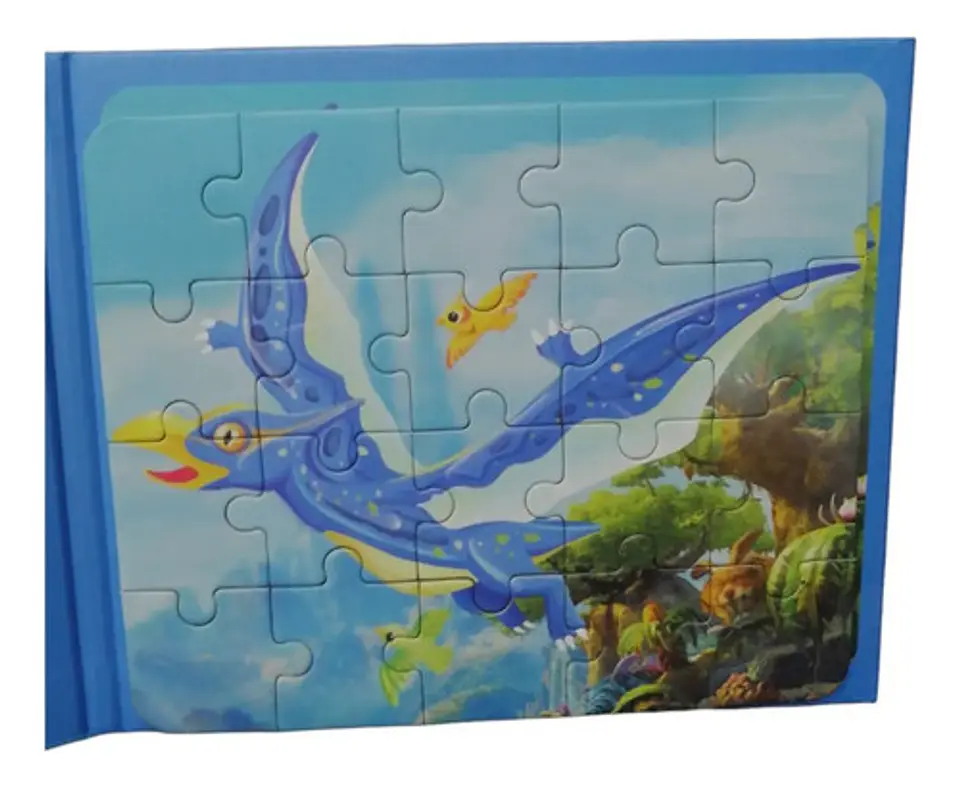 Libro De Rompecabezas Dinosaurios Imanados Niños 4