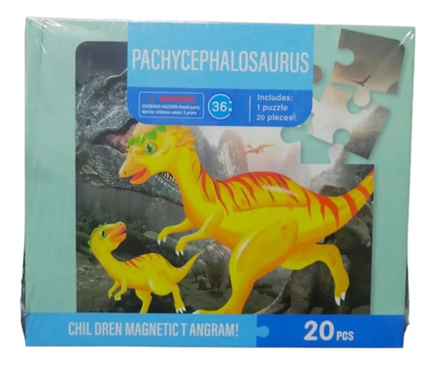 Libro De Rompecabezas Dinosaurios Imanados Niños 10