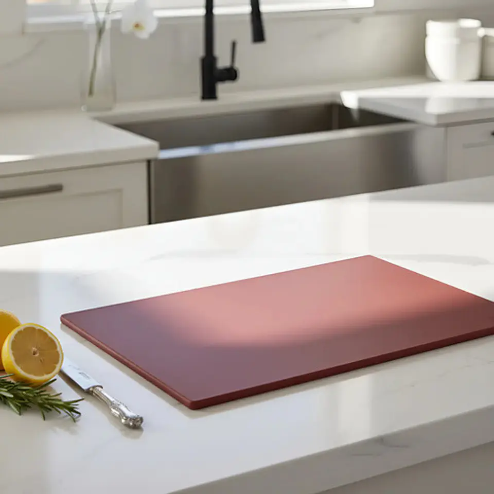 Tabla Picar Profesional Bloque Rectangular 50x30x2cm Carne 20