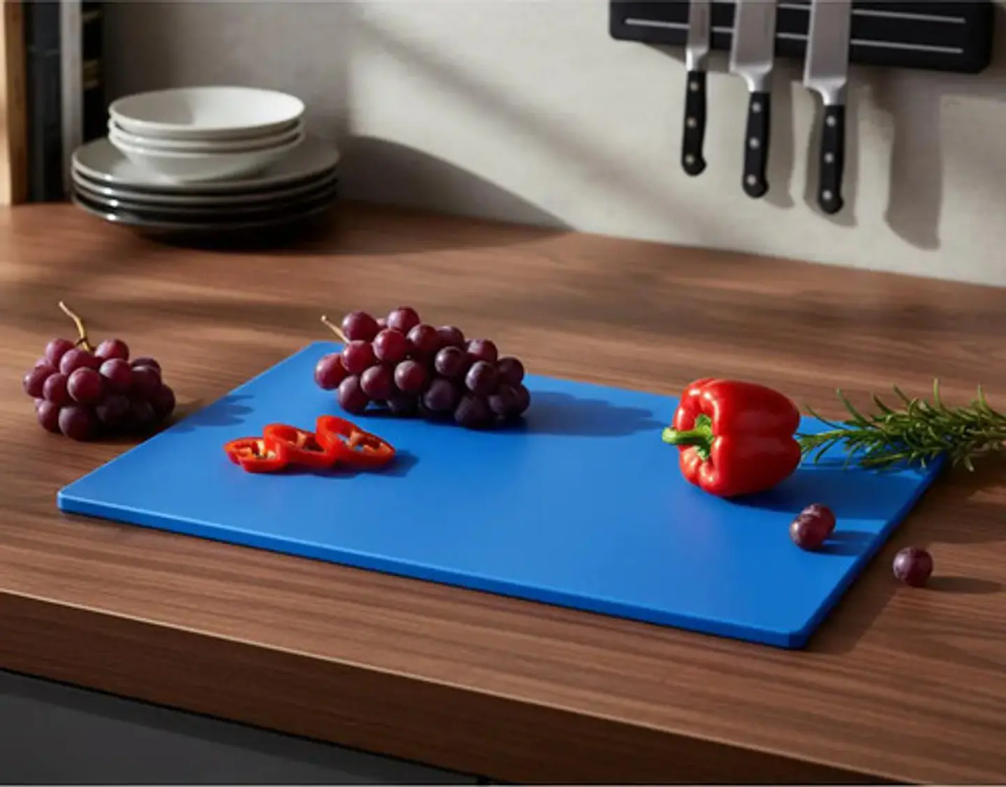 Tabla Picar Profesional Bloque Rectangular 40x30x2cm Carne 4