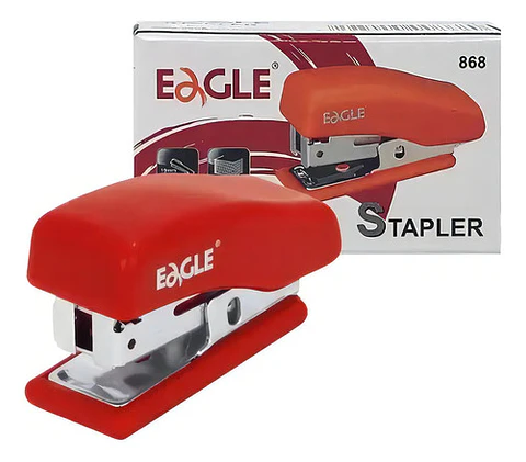 Cosedora Grapadora Oficina Colegio Eagle Color Rojo