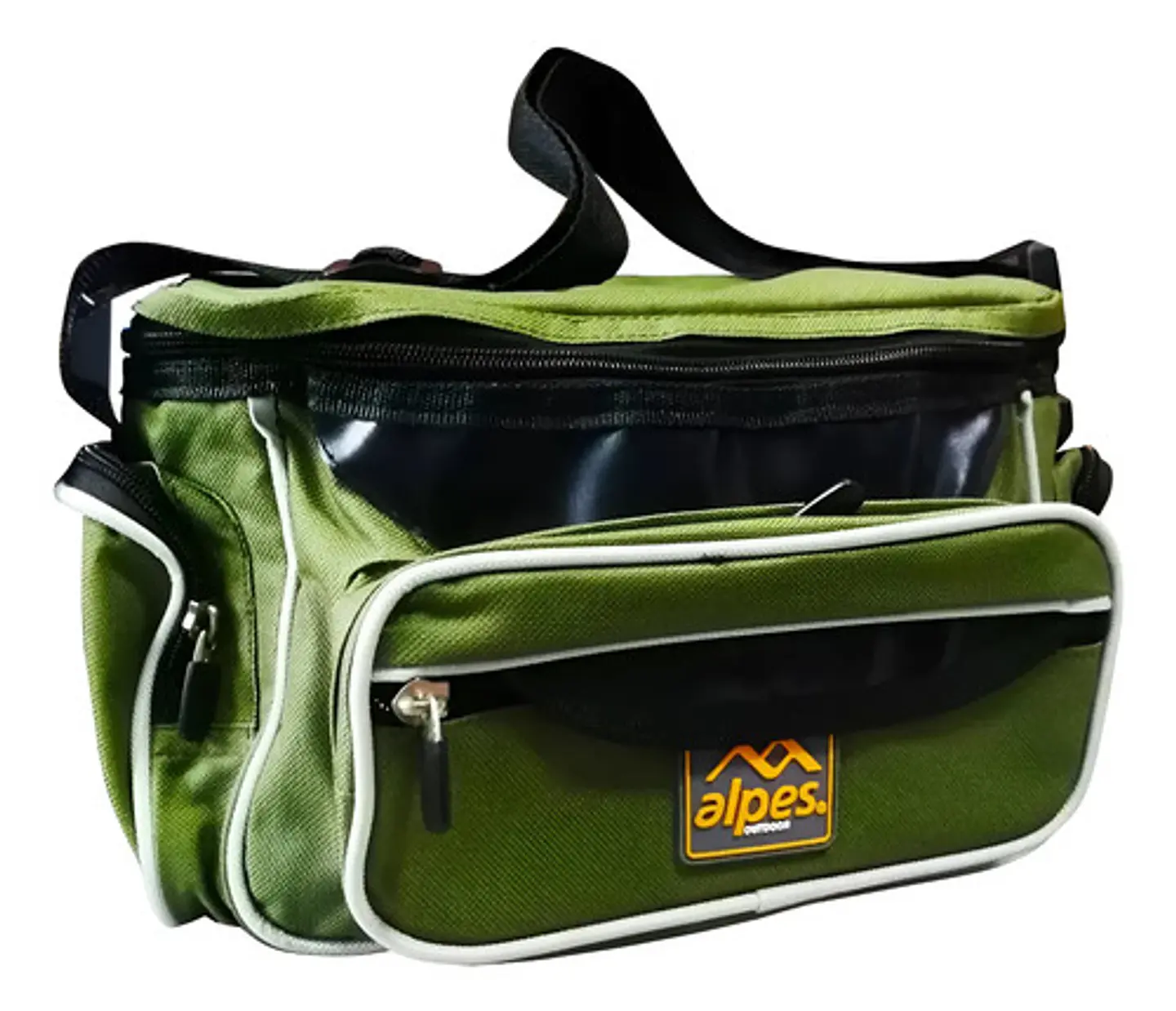 Nevera Lonchera Camping 5 Compartimentos Alpes Ea4027 Color Verde 2