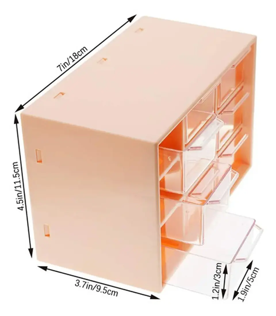 Cajon De Almacenamiento Organizador Herramientas Escritorio 10