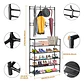 Gabinete Organizador de Calzado JO TM580 5 Niveles Metal Plástico Negro - Miniatura 4