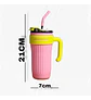 Mug Vaso Termo Agua Cafe 860ml  Acero Inoxidable Pitillo - Miniatura 3
