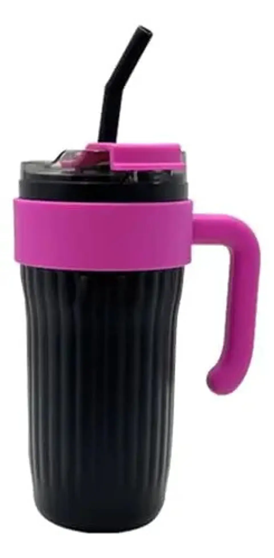 Mug Vaso Termo Agua Cafe 860ml  Acero Inoxidable Pitillo 10