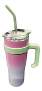 Vaso Térmico De 1.2 Lts Con Asa Y Tapa Con Pitillo Vasos - Miniatura 1
