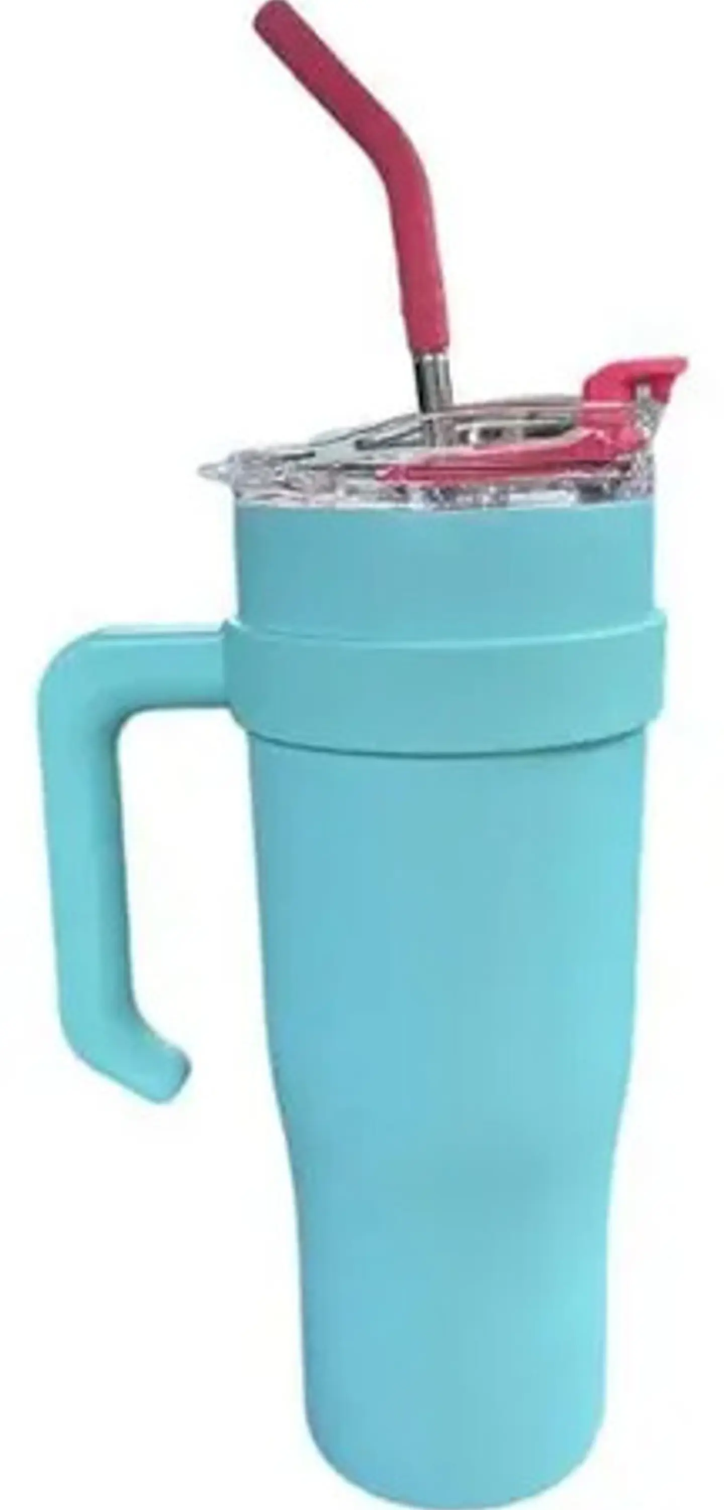 Vaso Térmico De 1.2 Lts Con Asa Y Tapa Con Pitillo Vasos 7