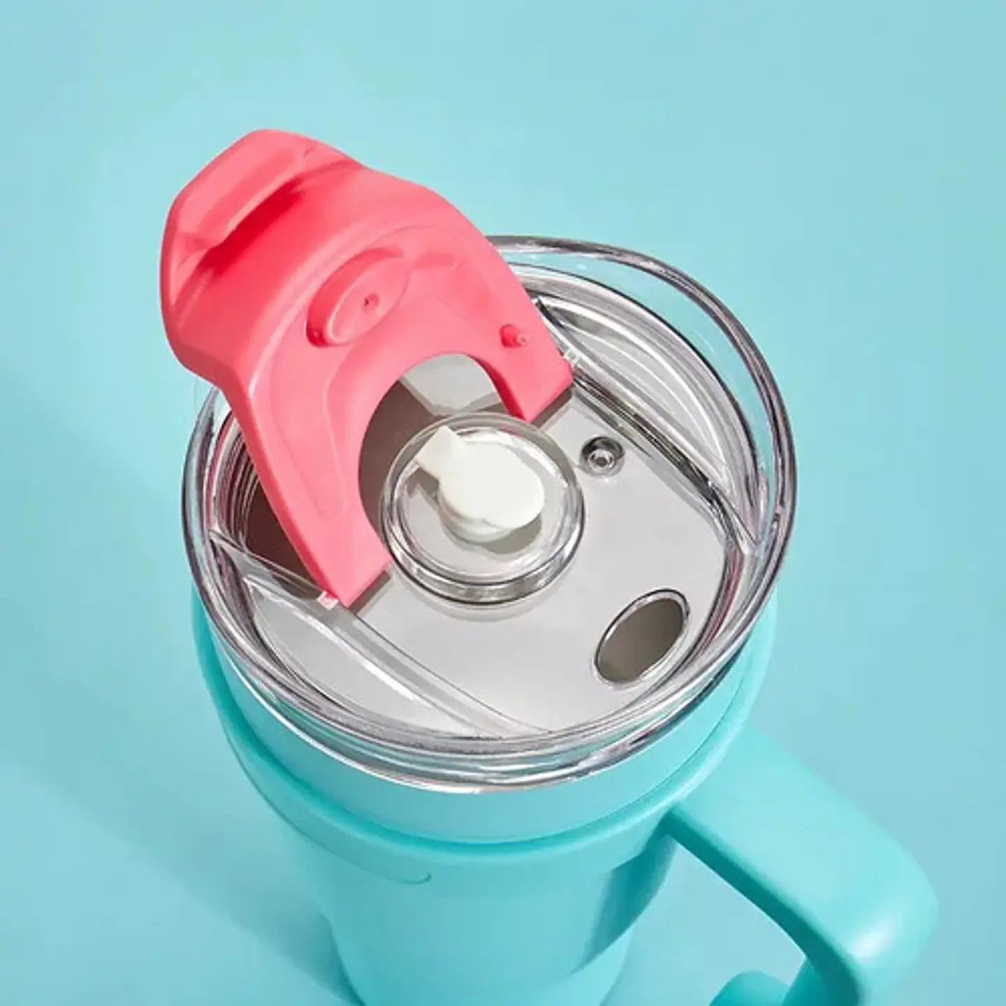 Vaso Térmico De 1.2 Lts Con Asa Y Tapa Con Pitillo Vasos 8