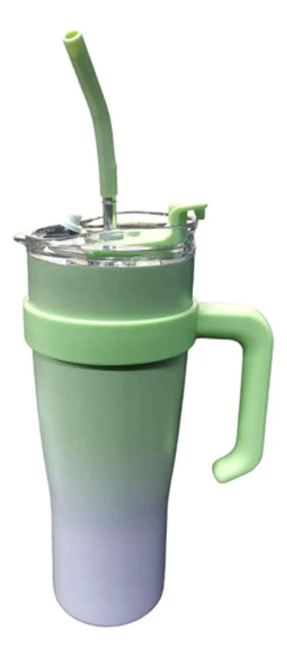Vaso Térmico De 1.2 Lts Con Asa Y Tapa Con Pitillo Vasos 11