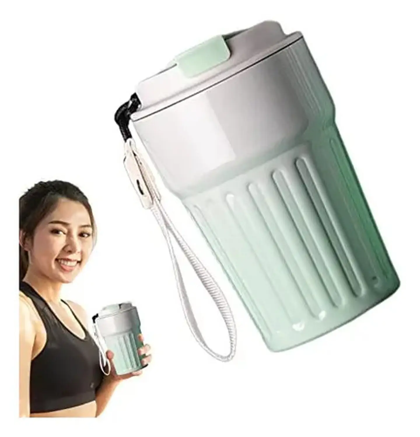 Vaso Termo Cafe Acero Inoxidable Taza 9