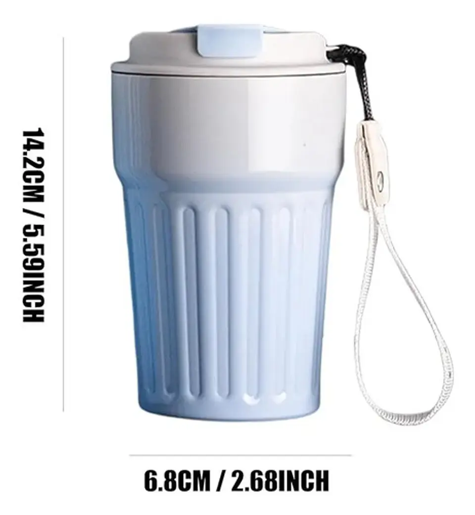 Vaso Termo Cafe Acero Inoxidable Taza 11