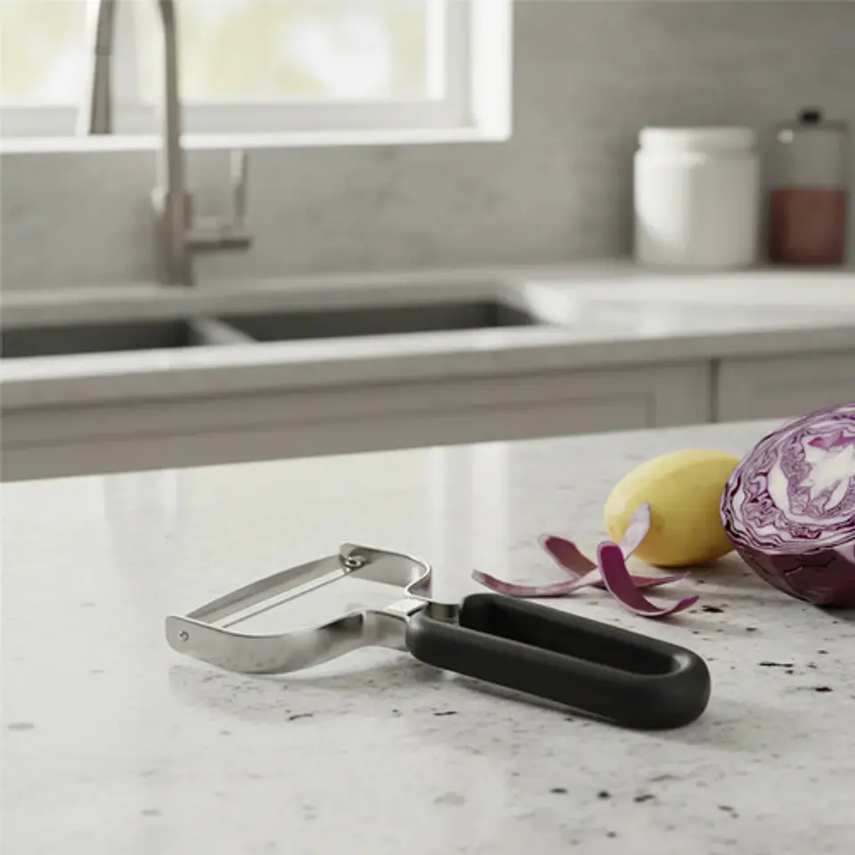 Pelador Horizontal Rama Design Acero Negro Modelo 03-3107735 1