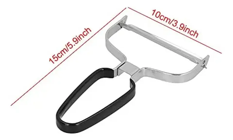 Pelador Horizontal Rama Design Acero Negro Modelo 03-3107735 3