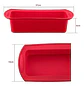 Molde Silicona Rectangular Pan Tortas Repostería Panadería - Miniatura 6