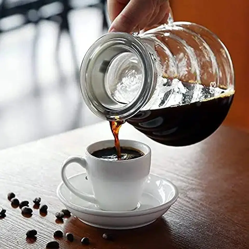 Jarra Profesional De Café Vidrio Para Barismo 600 Ml 3