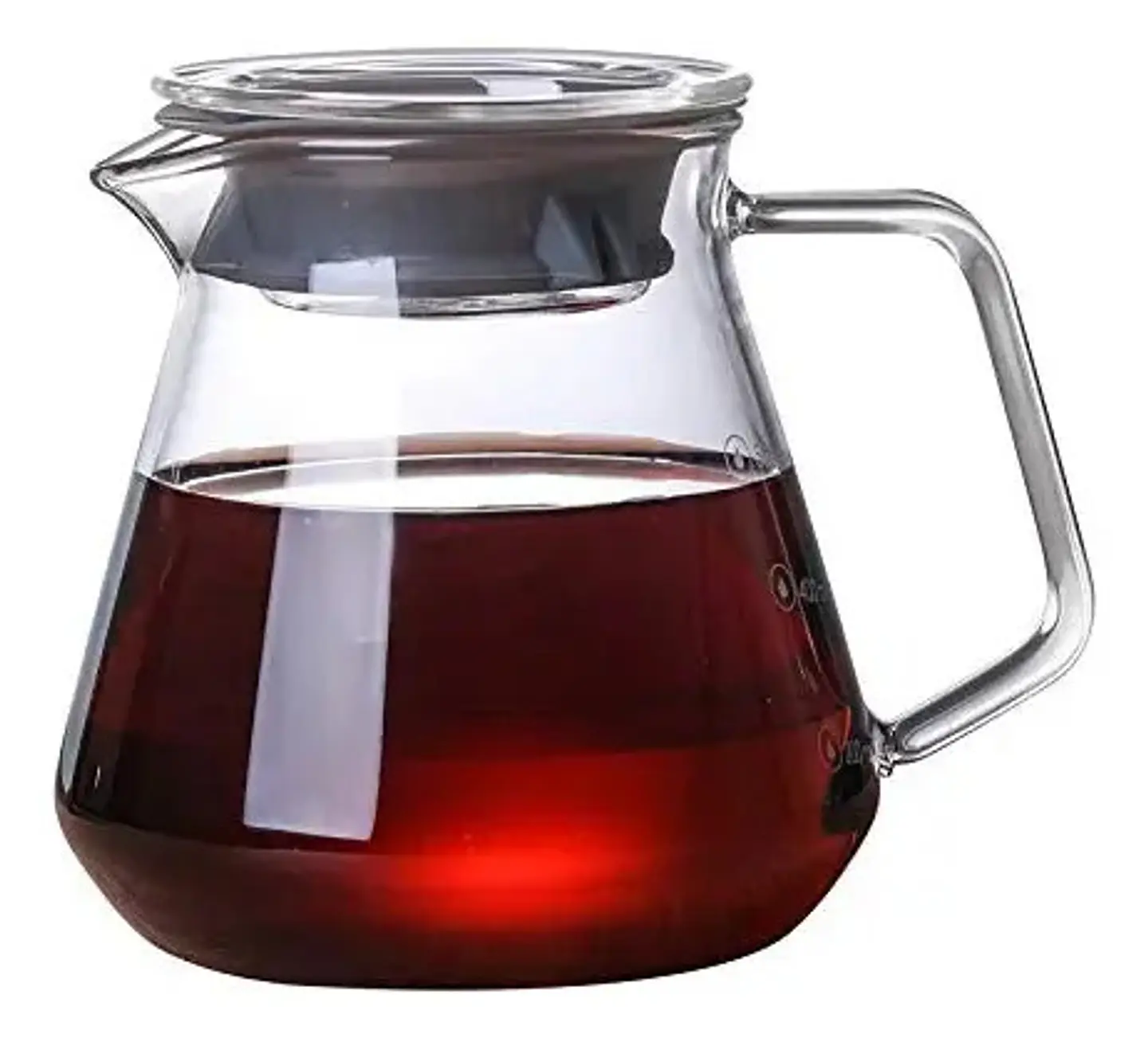 Jarra Profesional De Café De Vidrio Para Barismo 360 Ml 2
