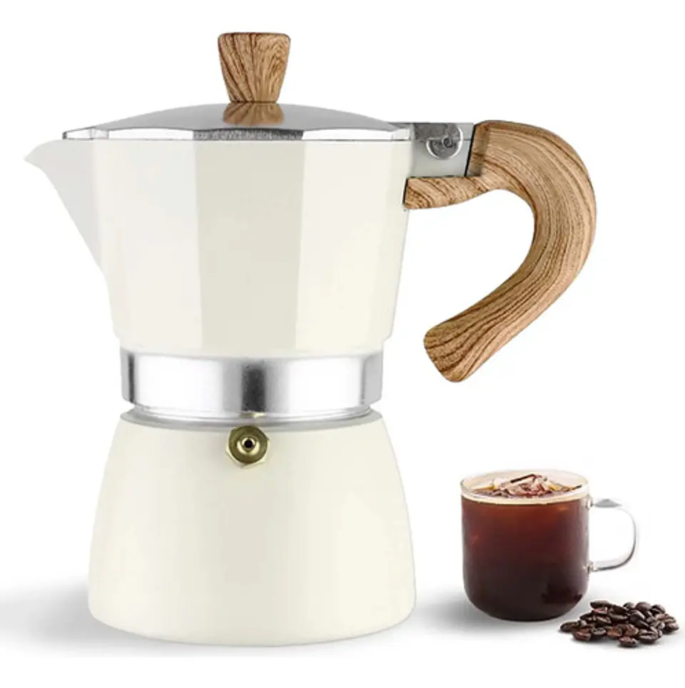 Cafetera Espresso Aluminio Para Moka Café Prensa Italiana 5