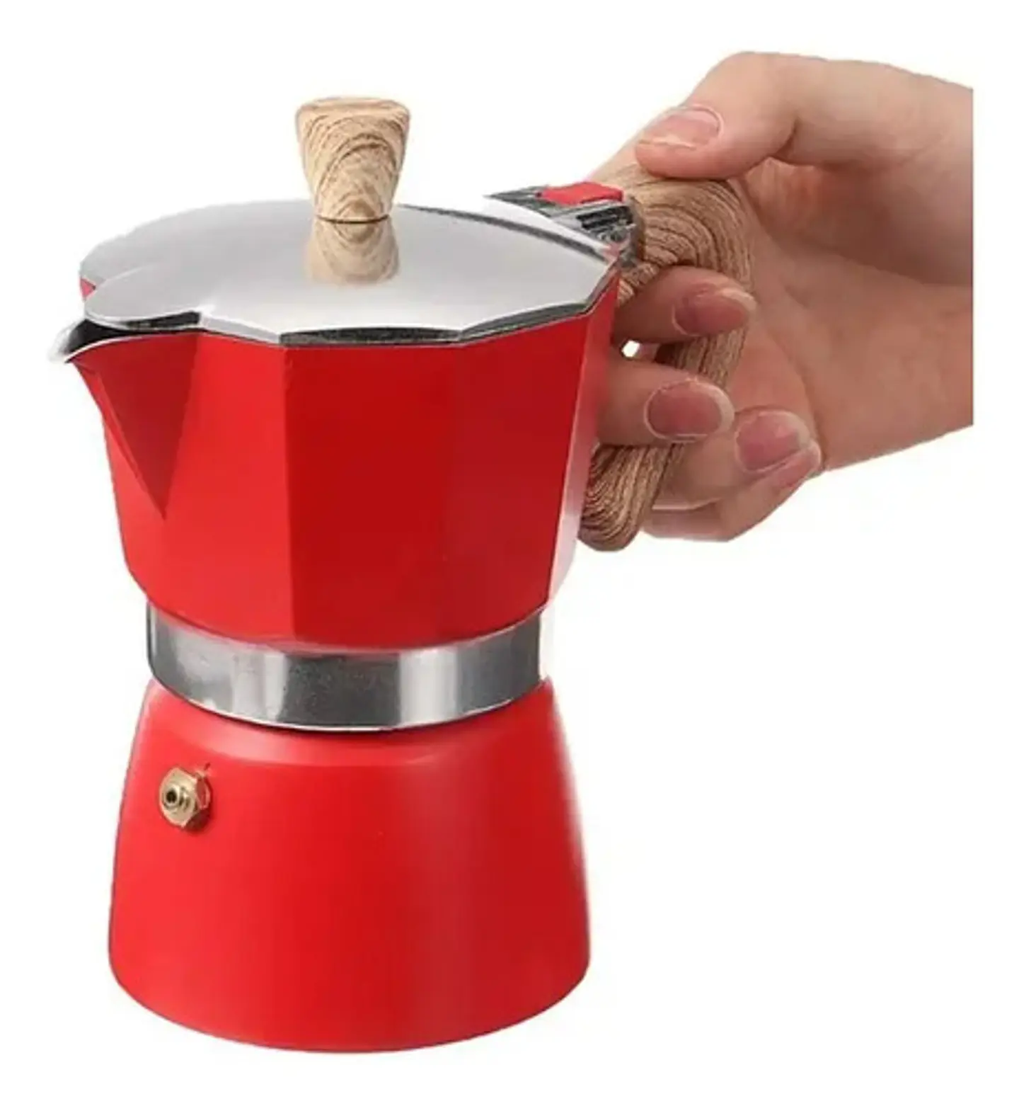 Cafetera Espresso Aluminio Para Moka Café Prensa Italiana 7