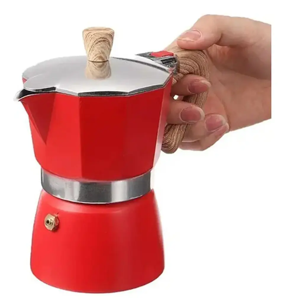 Cafetera Espresso Aluminio Para Moka Café Prensa Italiana 7