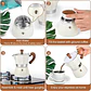 Cafetera Espresso Aluminio Para Moka Café Prensa Italiana - Miniatura 11