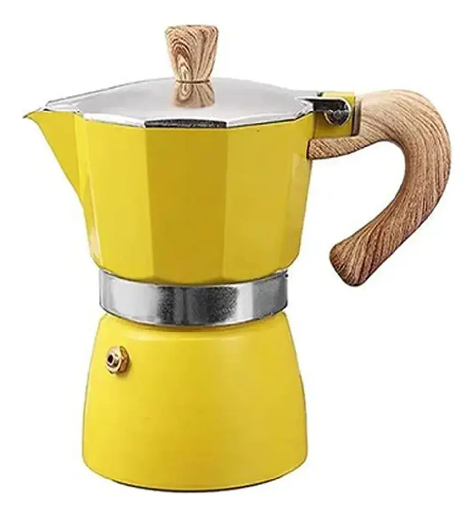 Cafetera Espresso Aluminio Para Moka Café Prensa Italiana 12