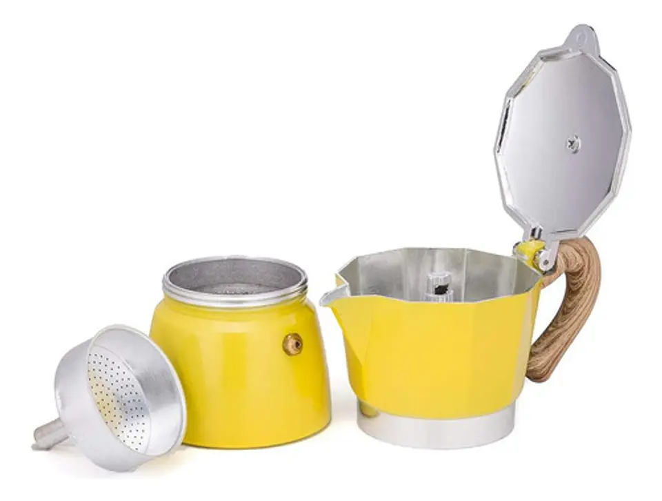 Cafetera Espresso Aluminio Para Moka Café Prensa Italiana 13