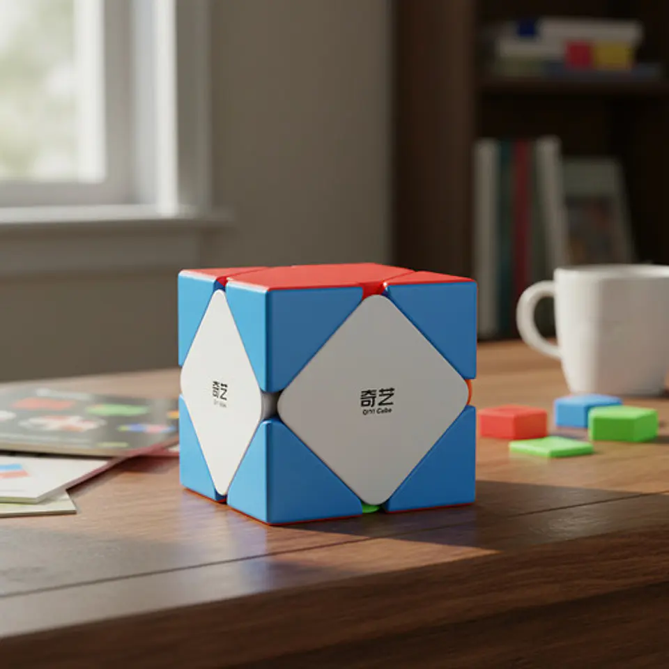 Cubo Rubik 5x5 Qiyi Qizheng Carbono Speedcube Para Niños De 8 A 13 Años Agua 5