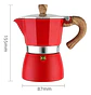 Cafetera Tipo Italiana Aluminio 150 Ml Tazas Cafe Express - Miniatura 2