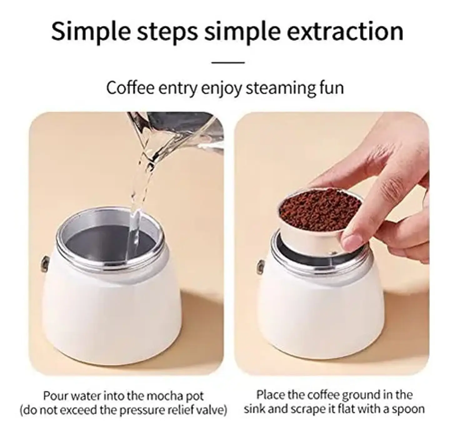 Cafetera Tipo Italiana Aluminio 150 Ml Tazas Cafe Express 15