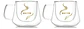 2 Tazas Café Doble Pared Borosilicato 200ml  Pocillo Termico - Miniatura 1
