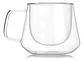 2 Tazas Café Doble Pared Borosilicato 200ml  Pocillo Termico - Miniatura 2