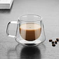2 Tazas Café Doble Pared Borosilicato 200ml  Pocillo Termico - Miniatura 6